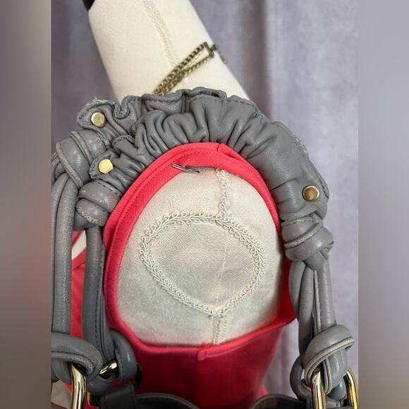 Abaco Paris 'Laguna' Bag Women’s Large Gray Soft Leather Shoulder Bag EUC - Picture 4 of 15